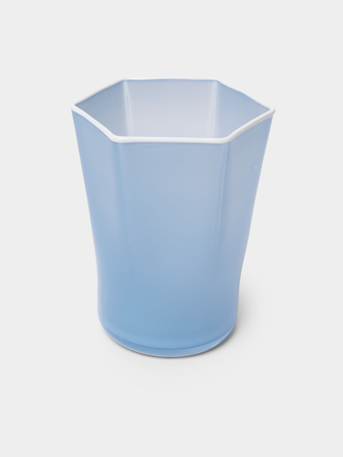 Cosima Swayze - Hex Hand-Blown Glass Tumbler - Blue - ABASK - 