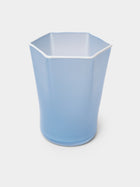 Cosima Swayze - Hex Hand-Blown Glass Tumbler - Blue - ABASK - 