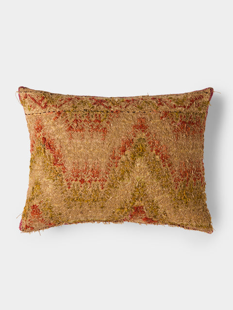 By Walid - 17th-Century Tapestry Wool and Linen Cushion (19.5in/50cm) - Multiple - ABASK - 