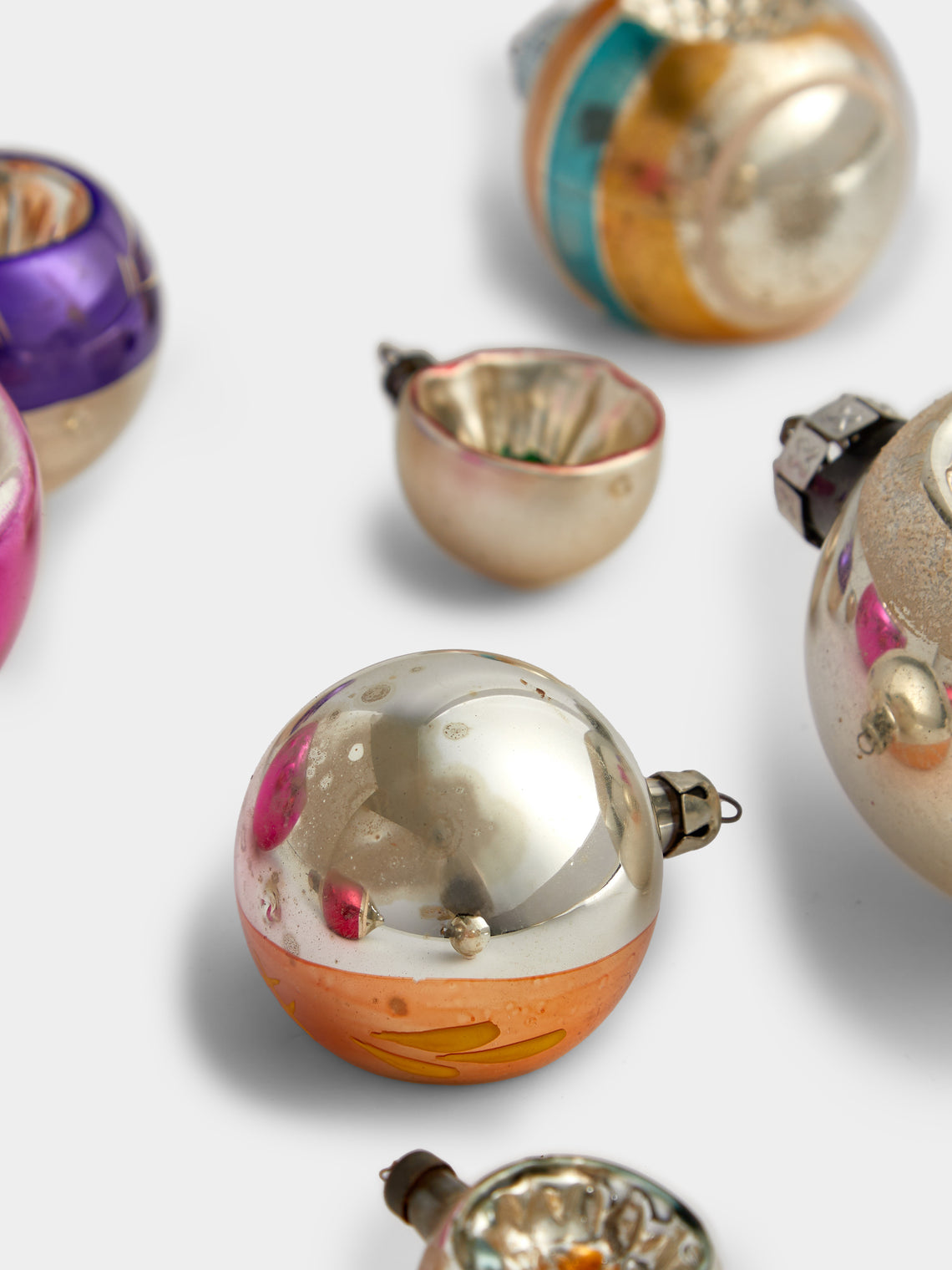Antique and Vintage - Early 20th-Century Glass Baubles (Set of 10) -  - ABASK