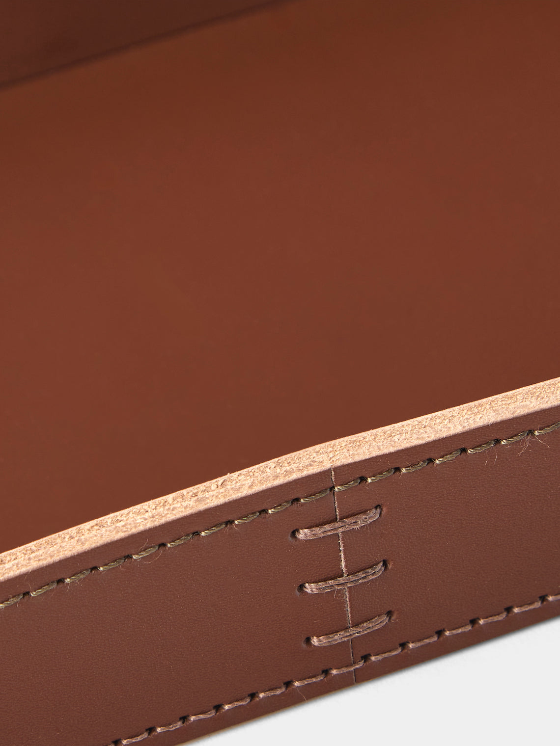 Rabitti 1969 - Todi Leather Valet Tray (10in/25cm) - Brown - ABASK