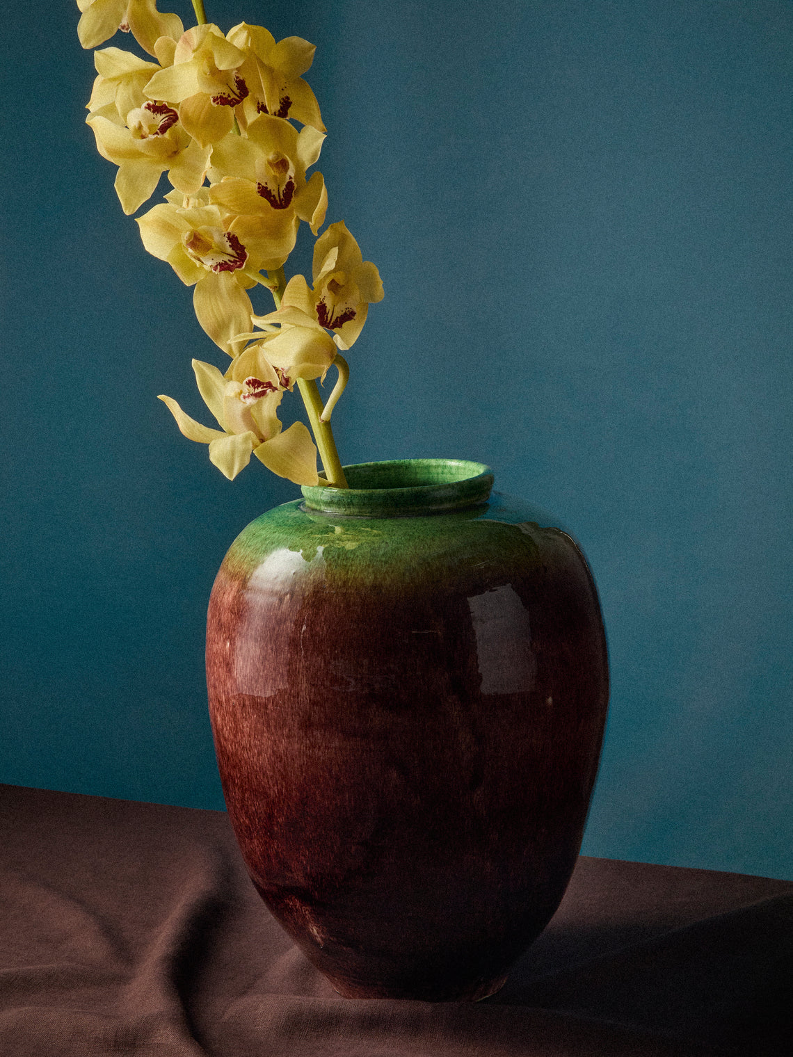 Antique and Vintage - 1950s Accolay Vase - Red - ABASK