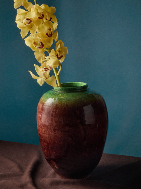 Antique and Vintage - 1950s Accolay Vase - Red - ABASK
