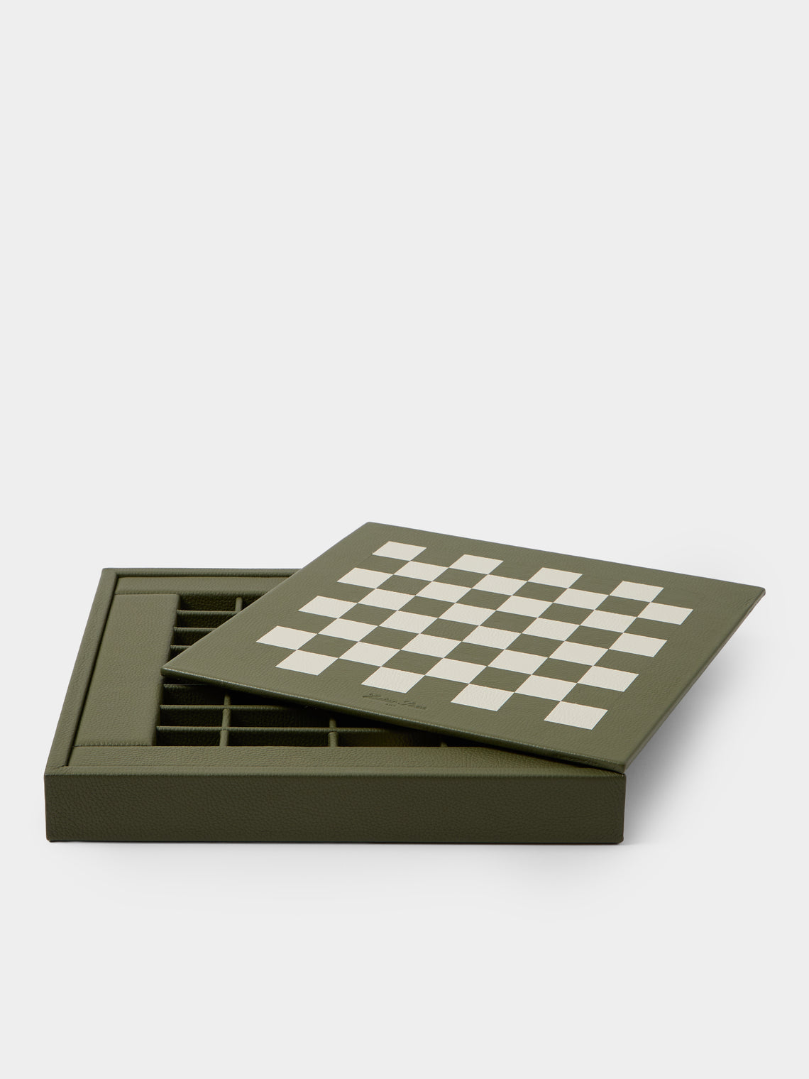 Hector Saxe - Leather Chess Set - Green - ABASK