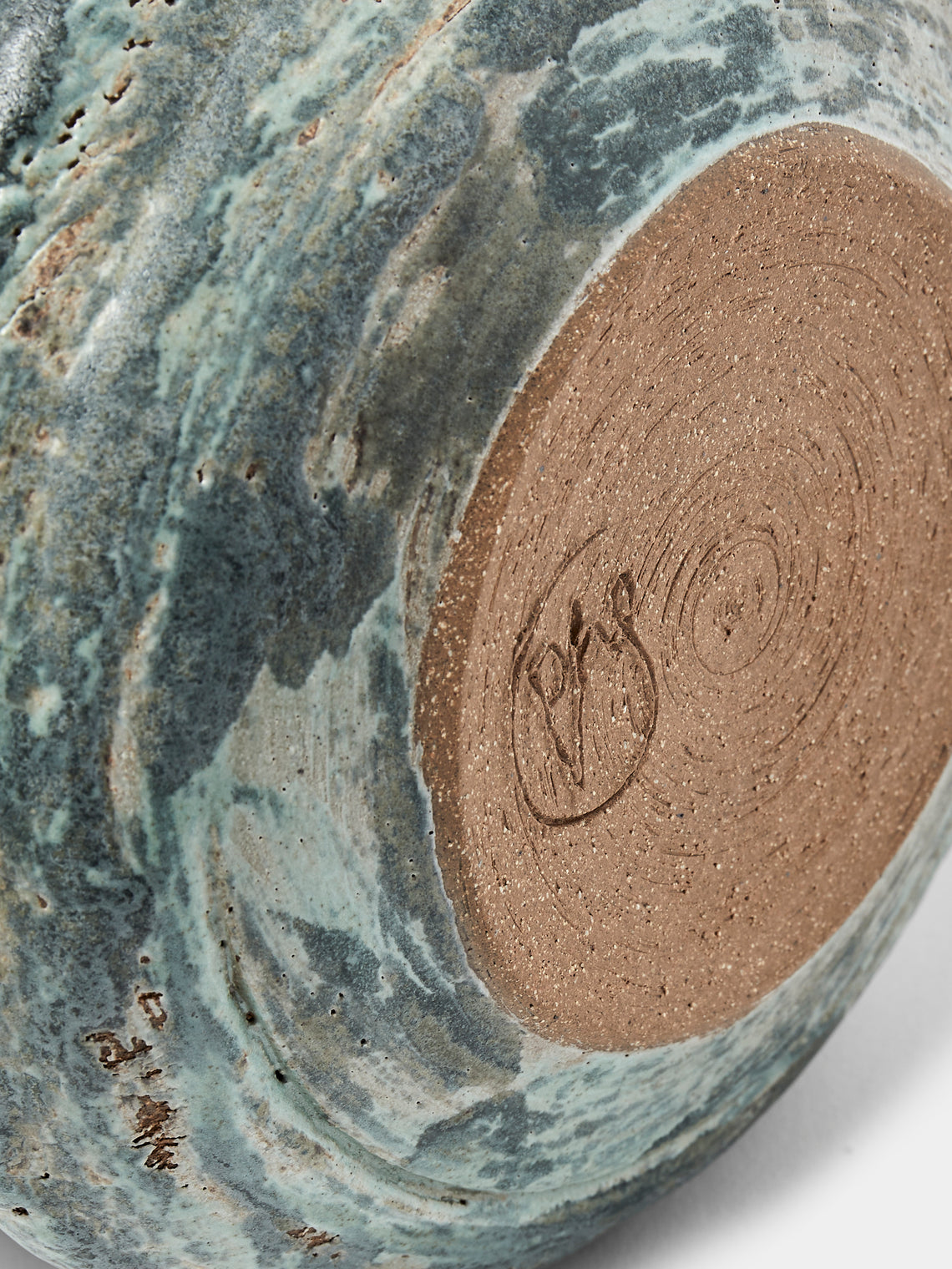 Peter Speliopoulos Projects - Hand-Thrown Stoneware Vase (8.5in/21.5cm) - Blue - ABASK