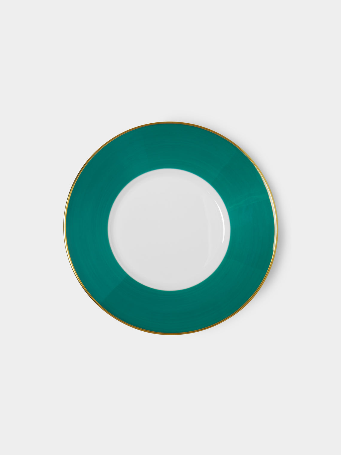 Robert Haviland & C. Parlon - Coco Hand-Painted Porcelain Breakfast Cup and Saucer (Set of 2) - Green - ABASK