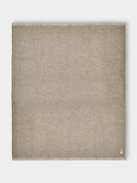 Brun de Vian-Tiran - Cirrus Handwoven Mohair Throw (71in/1.8m) - Green - ABASK - 