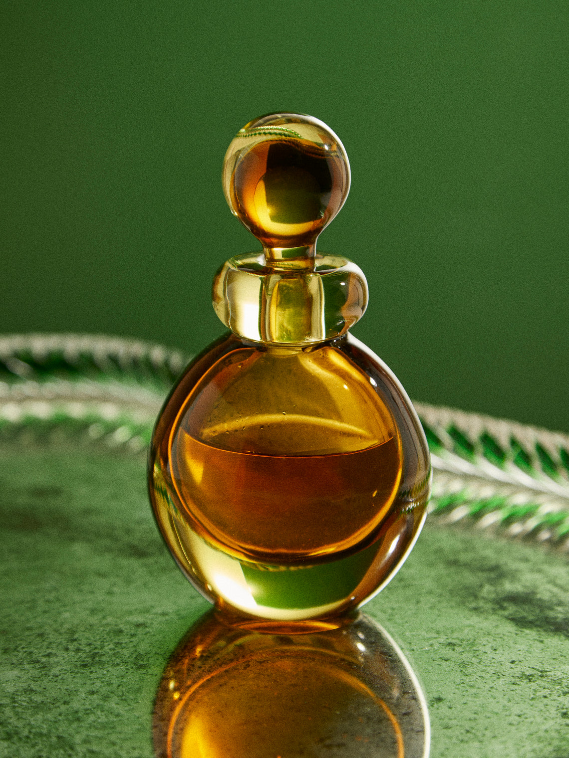 Antique and Vintage - 1950s Flavio Poli Murano Glass Perfume Bottle - Brown - ABASK