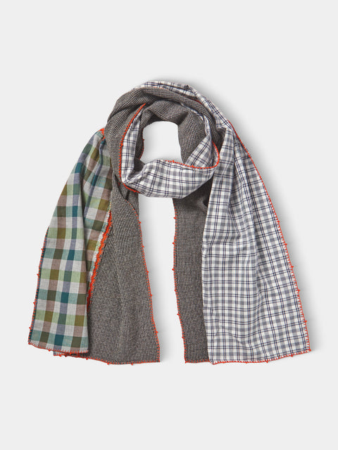 Leo Atlante - Oups Wool-Blend Scarf - Green - ABASK - 