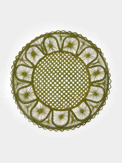 Coro Cora - Nube Handwoven Iraca Palm Placemats (Set of 4) -  - ABASK - 