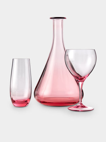 Moser - Optic Hand-Blown Crystal Collection - Pink - ABASK - 