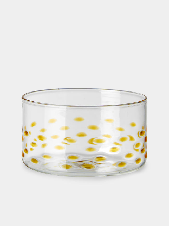 Alya Tannous - | Set of 4 | Hand-Blown Glass Dessert Bowls - Clear - ABASK - 