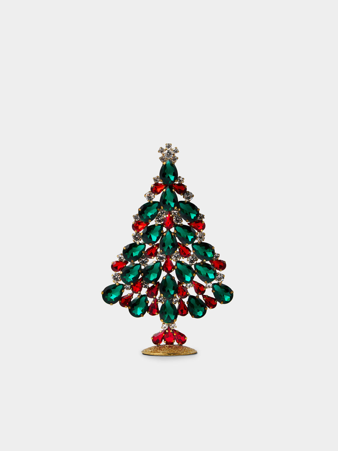 ABASK Decorations - Delightful Czech Crystal Tree - Green - ABASK - 