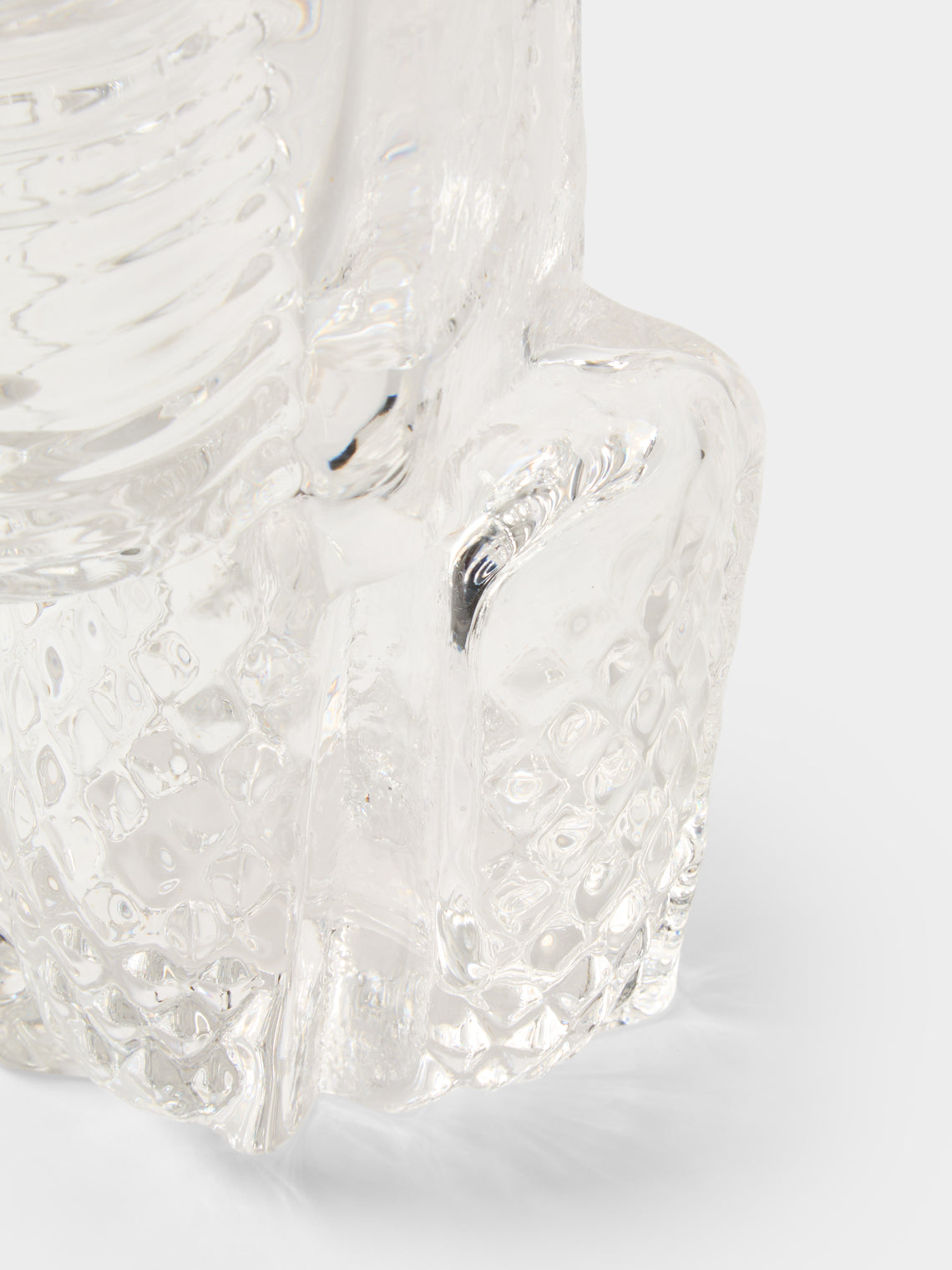Hana Hillerová - Remix Hand-Blown Glass Vessel (9in/23cm) - Clear - ABASK