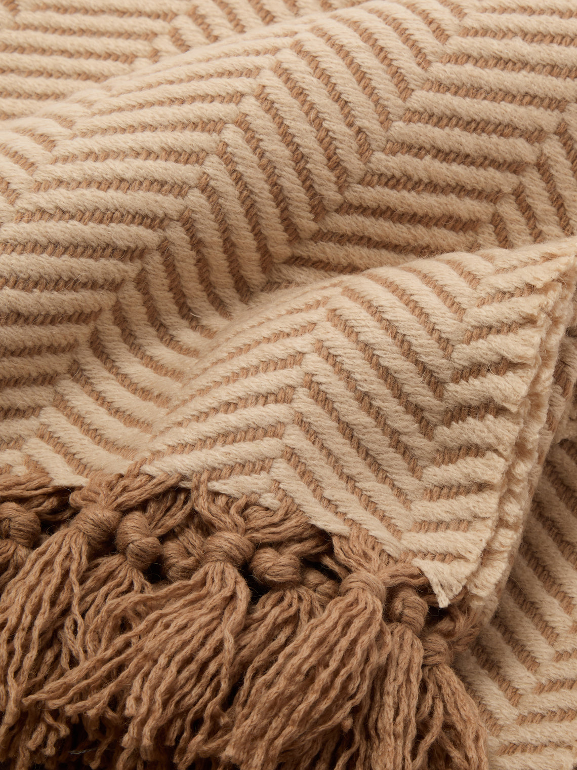Alonpi - Bellagio Camel Hair Blanket (78.5in/2m) - Beige - ABASK