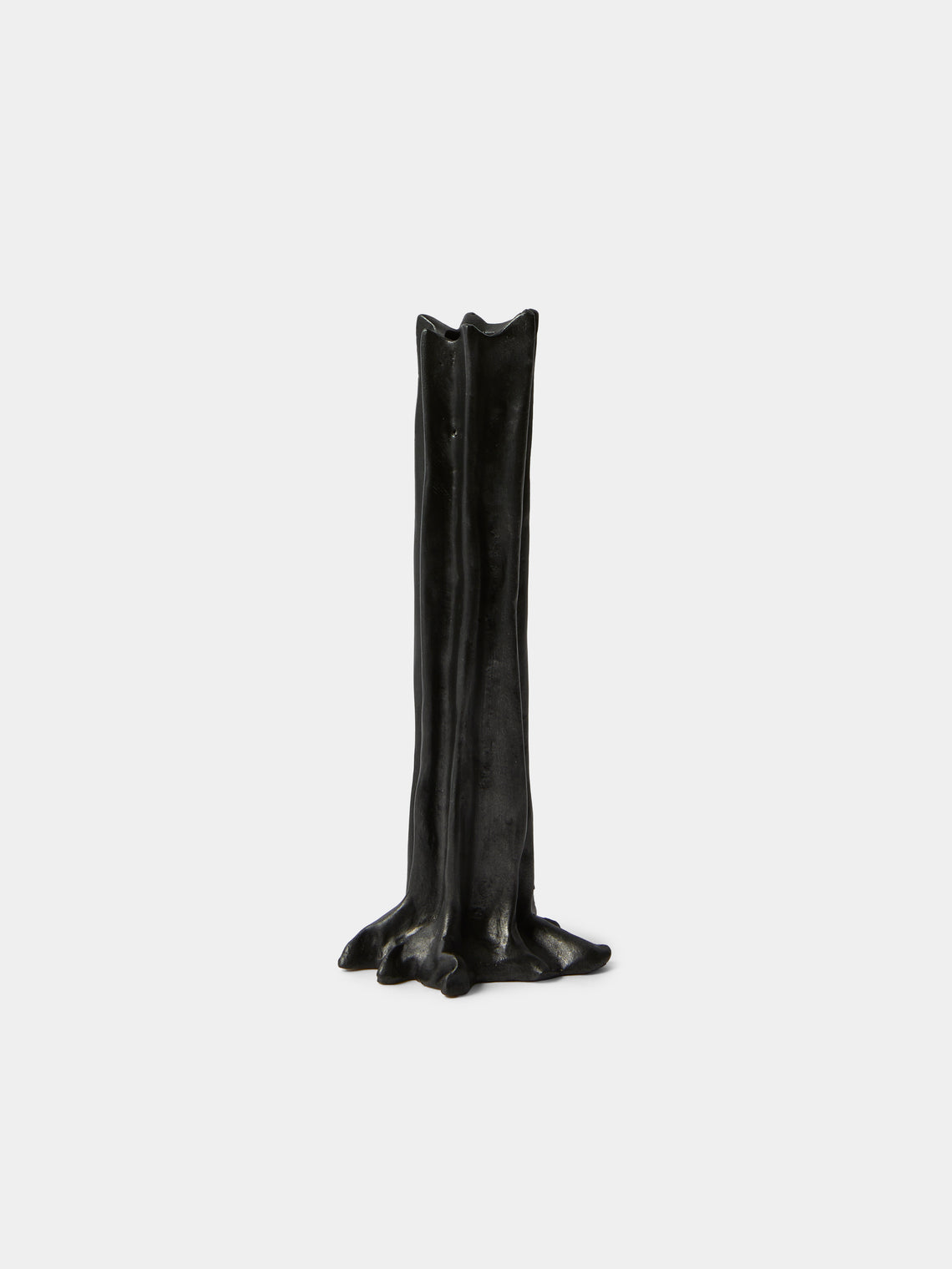 Studio Palatin - | Set of 4 | Arbor Bronze Candlesticks - Black - ABASK