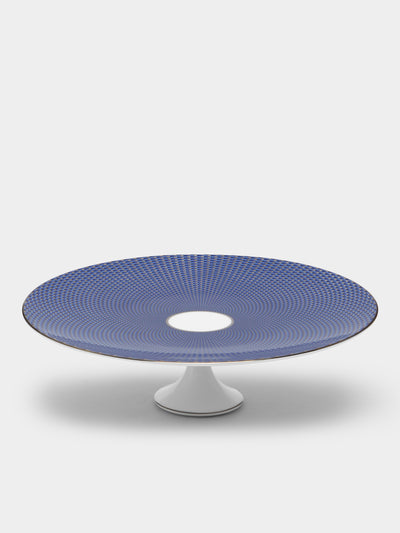 Raynaud - Trésor Bleu Porcelain Large Cake Stand -  - ABASK - 