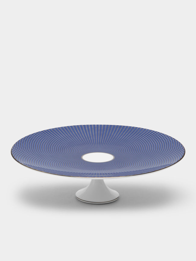 Raynaud - Trésor Bleu Porcelain Large Cake Stand -  - ABASK - 