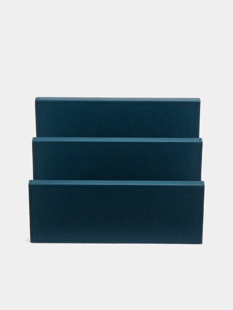 Giobagnara - Arthur Leather Letter Holder - Blue - ABASK - 