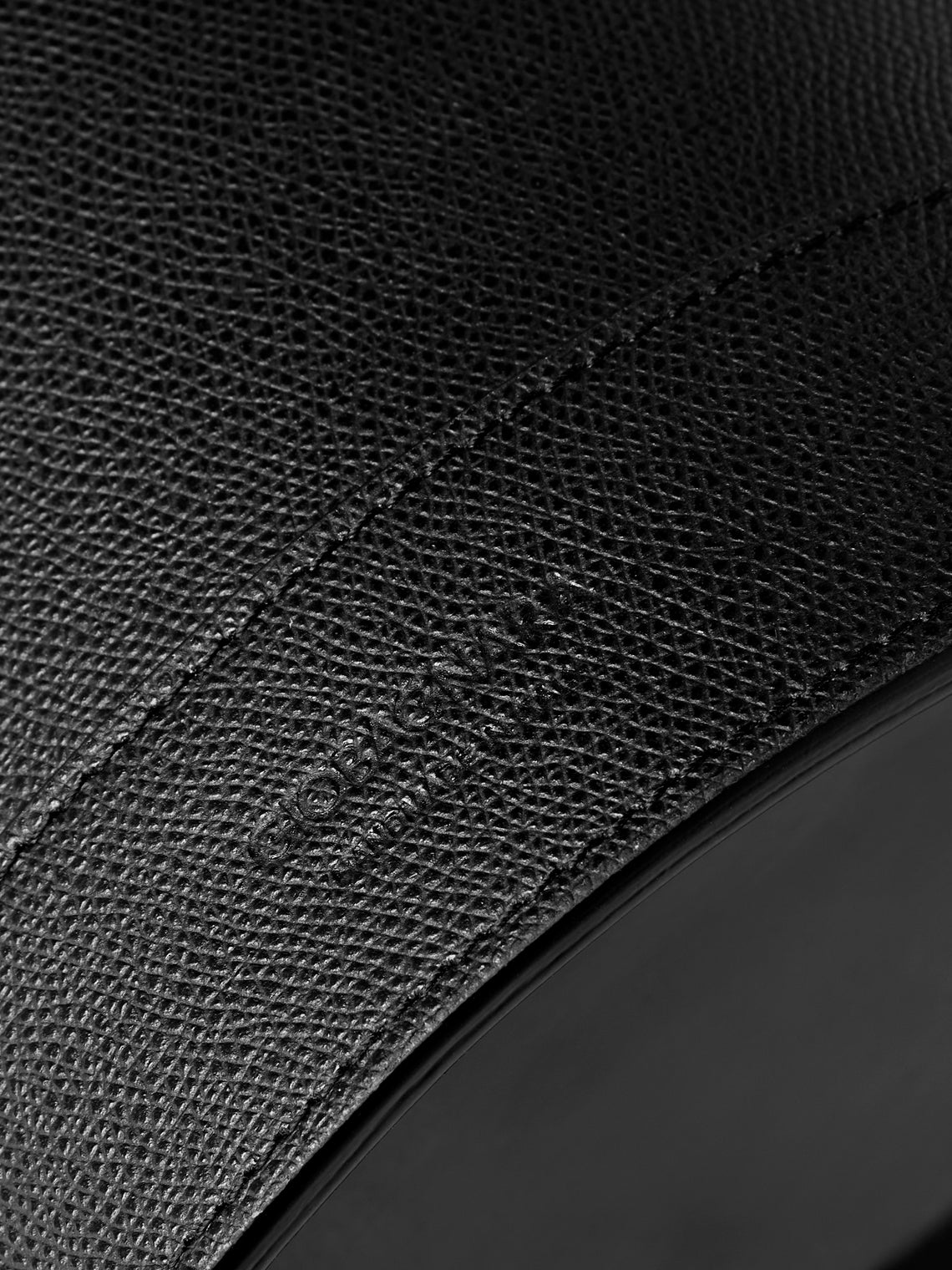 Giobagnara - Brus Leather Wastepaper Bin - Black - ABASK