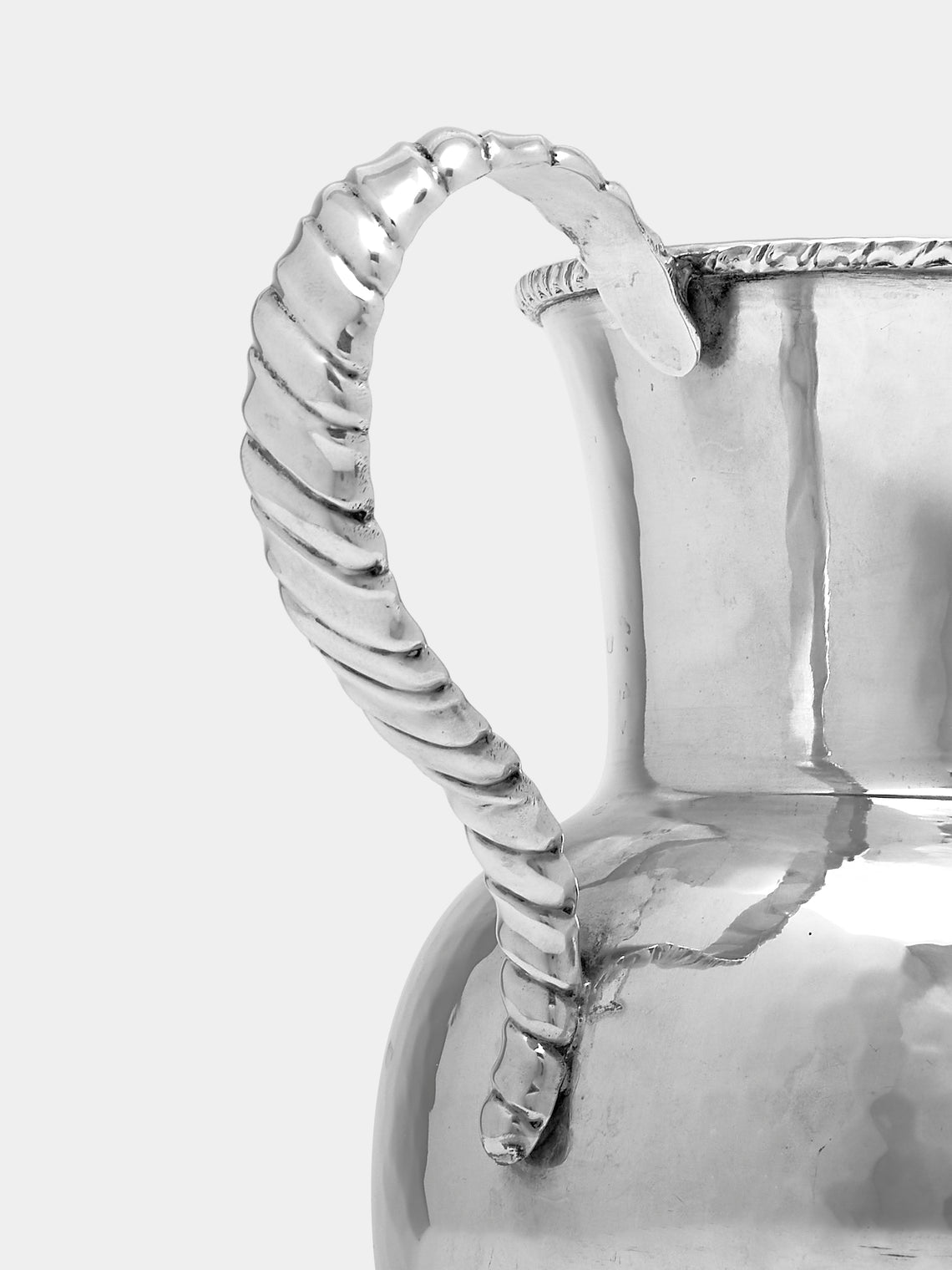 Antique and Vintage - 1950s Solid Silver Water Jug - Silver - ABASK