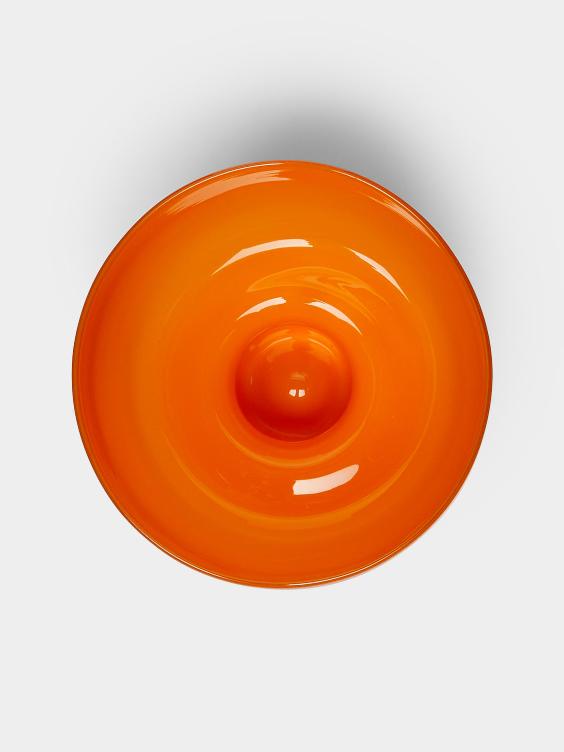 Pierrot Doremus - Hand-Blown Glass Ice Cream Bowls (Set of 4) - Orange - ABASK