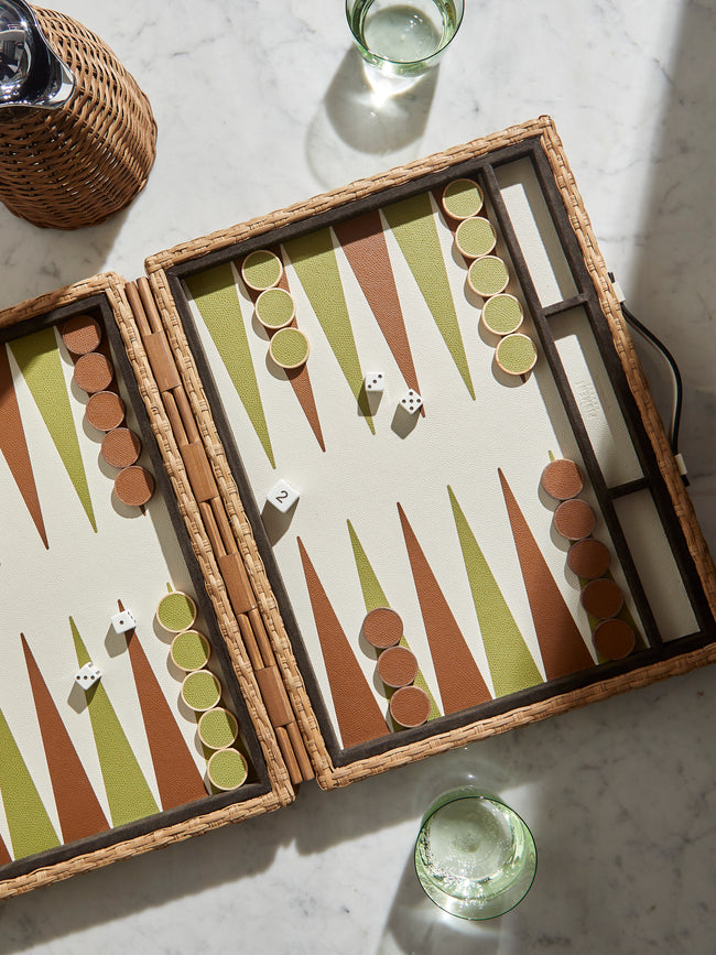 Pigment France - Monte-Carlo Rattan Backgammon Set - Multiple - ABASK