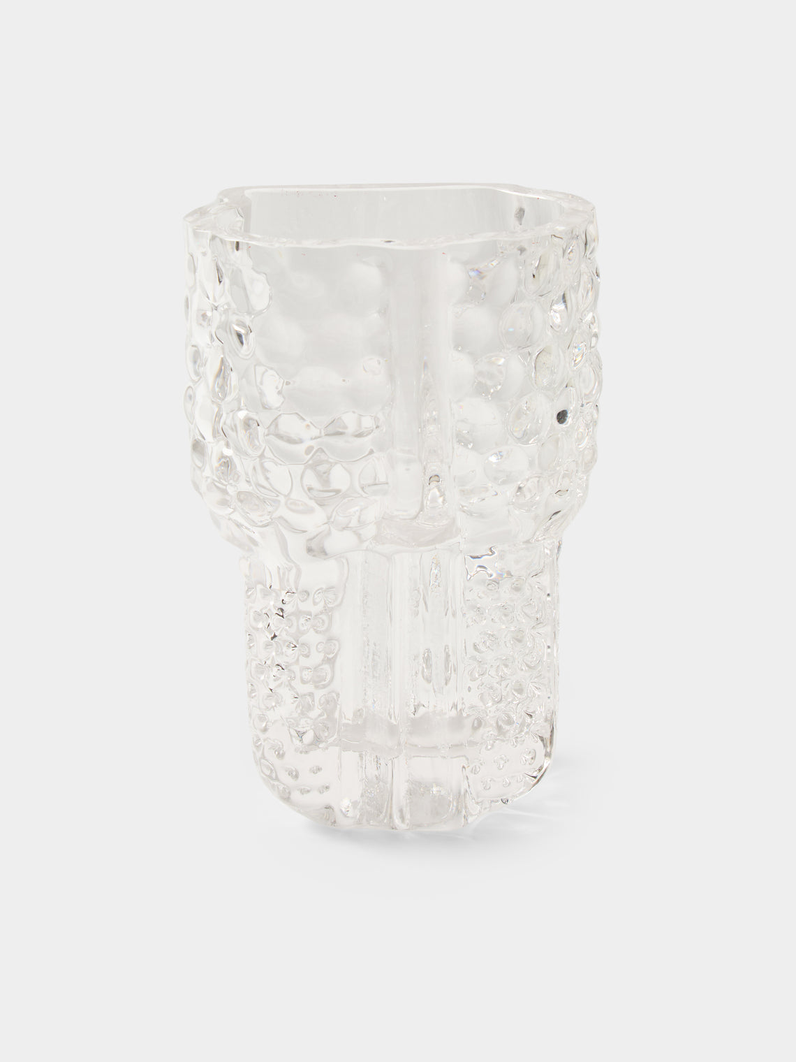 Hana Hillerová - Remix Hand-Blown Glass Vessel (9.5in/24cm) - Clear - ABASK - 