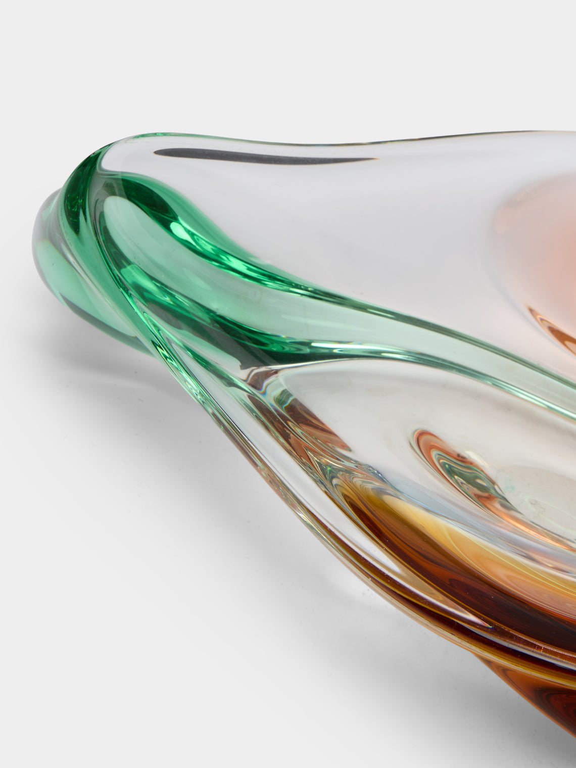 1970s Bohemian Glass Bowl