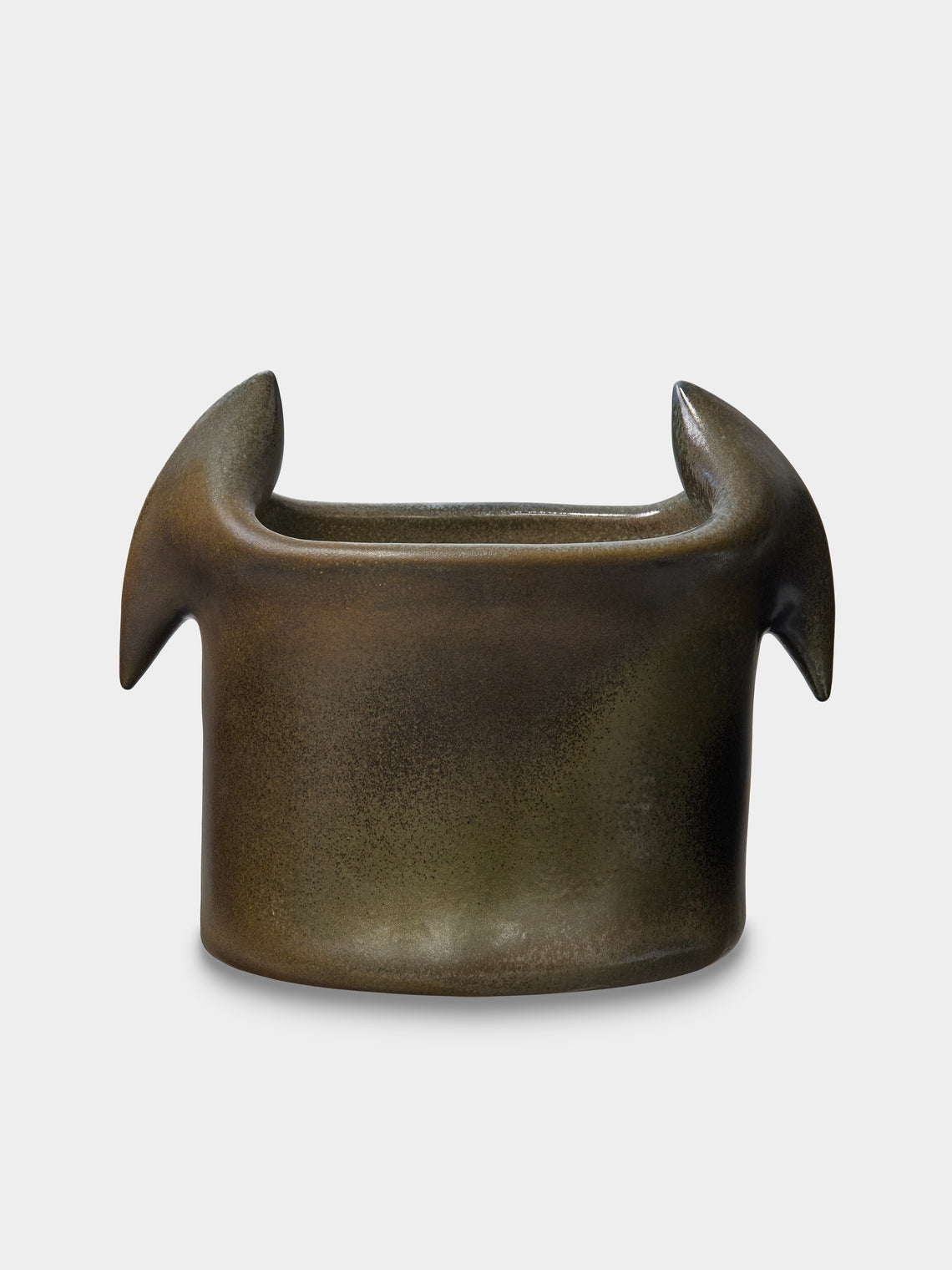 Ruth King - Spurs Hand-Built Ceramic Bowl - Black - ABASK