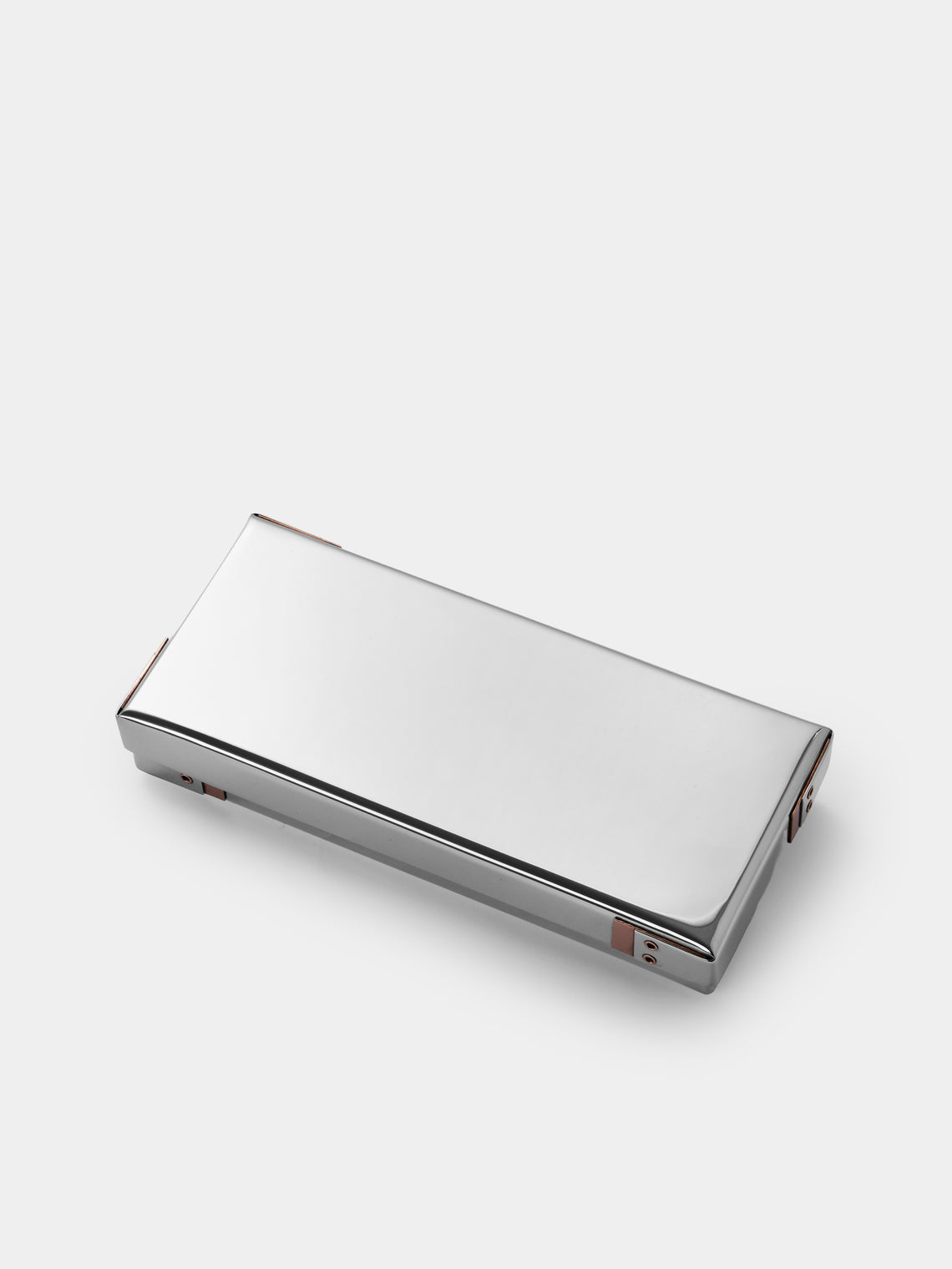 San Lorenzo - 1972 Afra and Tobia Scarpa Sterling Silver Rectangular Box - Silver - ABASK