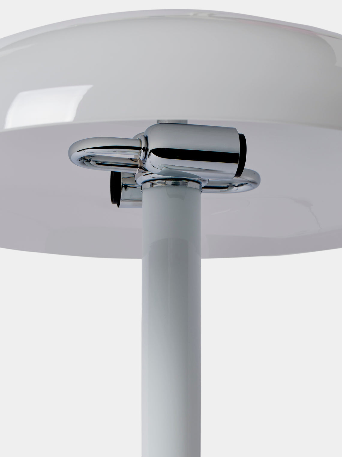Carlo Moretti - Snodo Hand-Blown Murano Glass Table Lamp - White - ABASK
