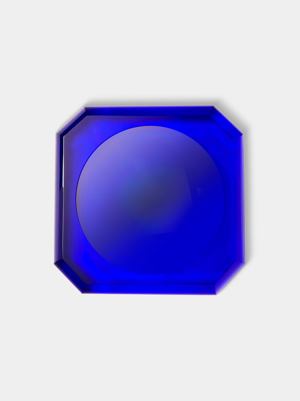 Decor Walther - Cut Crystal Soap Dish - Blue - ABASK