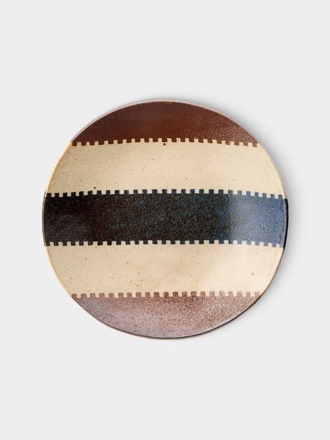Makidani-gama - No. 2 Nerikomi Ceramic Plates – 8in/21cm (Set of 5) - Multiple - ABASK