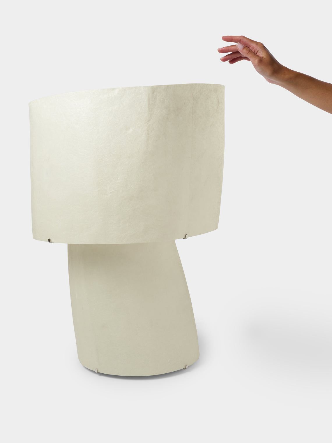 Kilzi - The Mush Fiberglass Tall Table Lamp - Ivory - ABASK