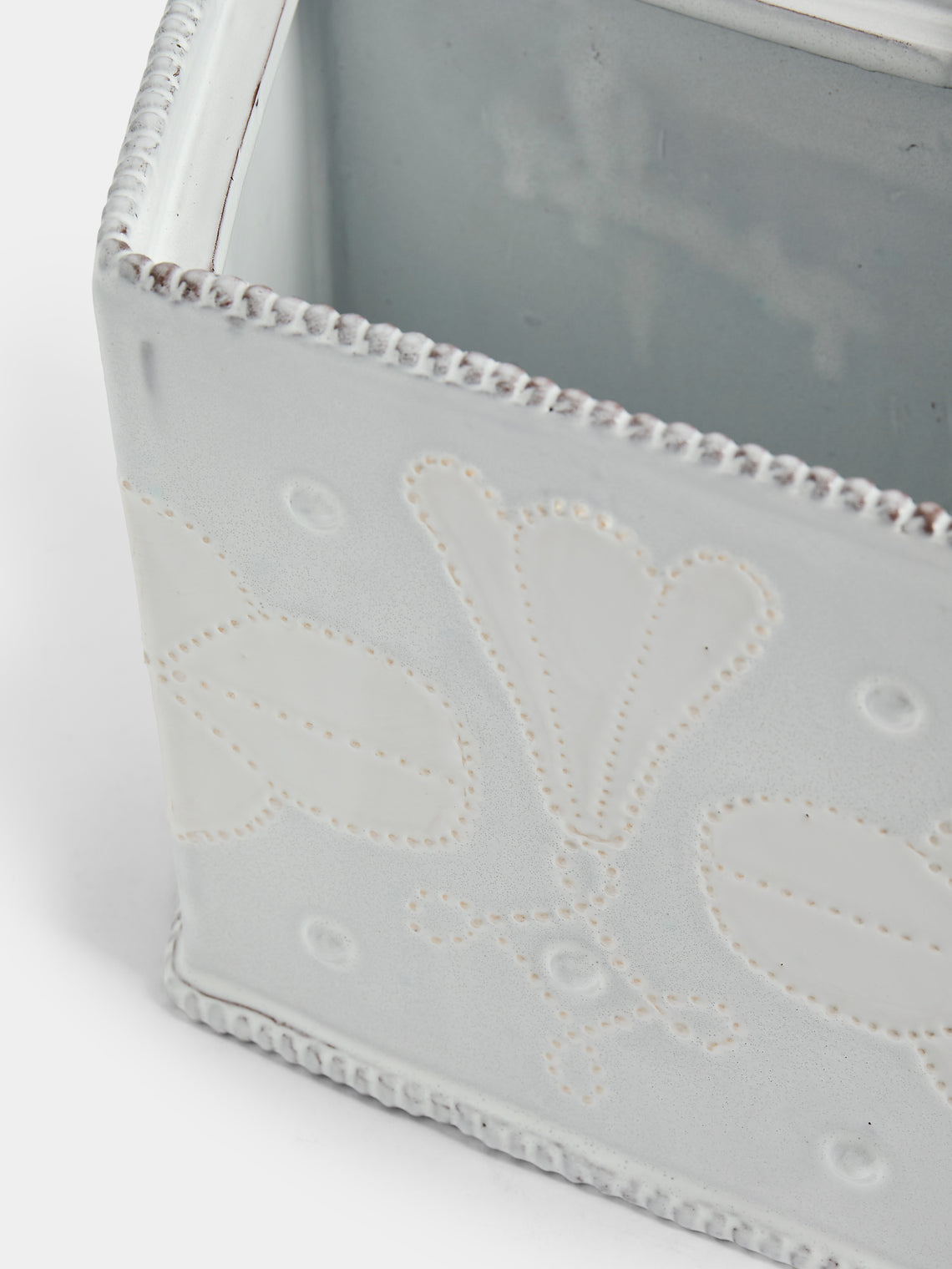 Emily Mitchell - Hand-Built Ceramic Bough Vase - White - ABASK