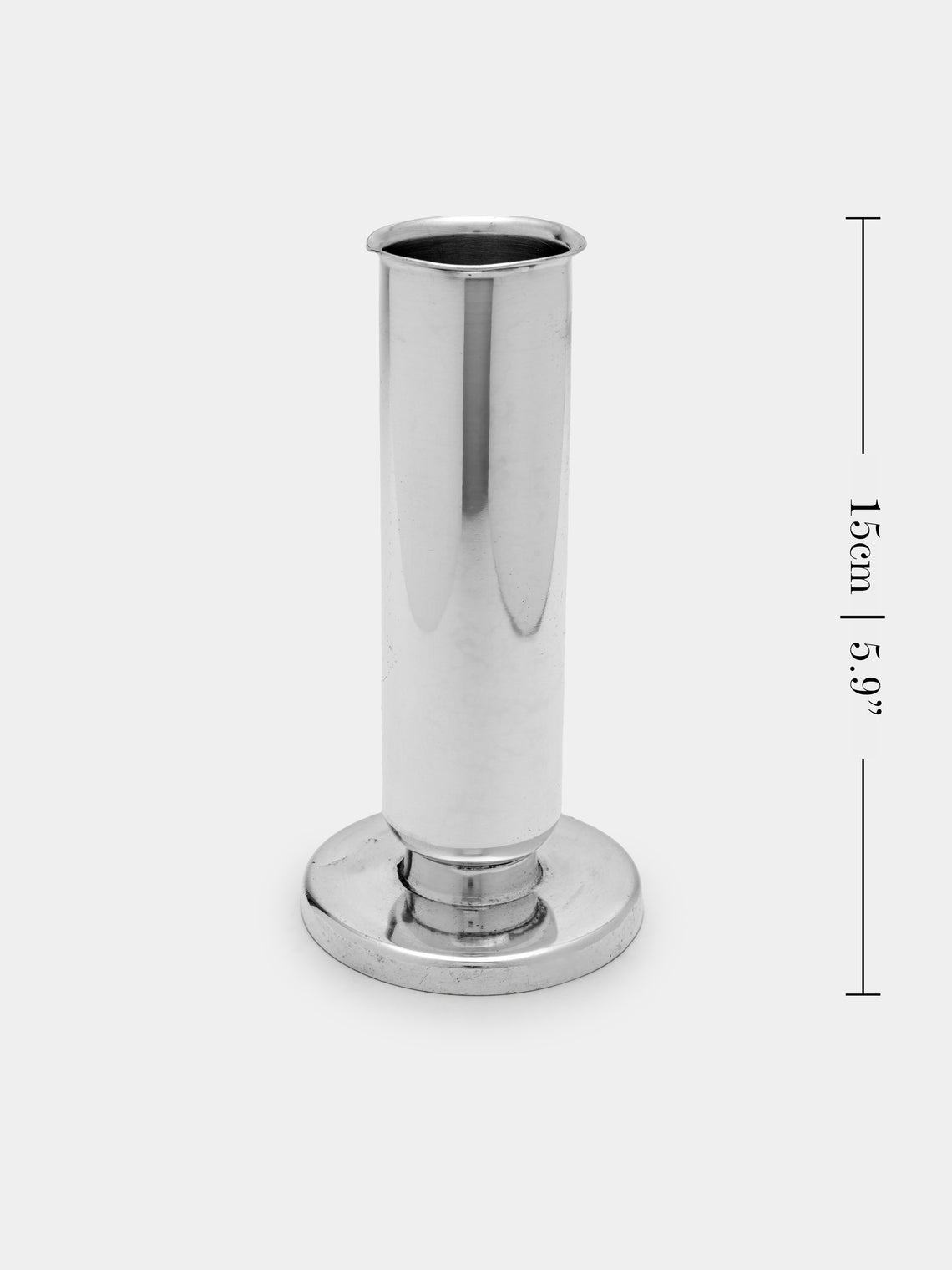 Antique and Vintage - 1920s Silver-Plated Bud Vase -  - ABASK