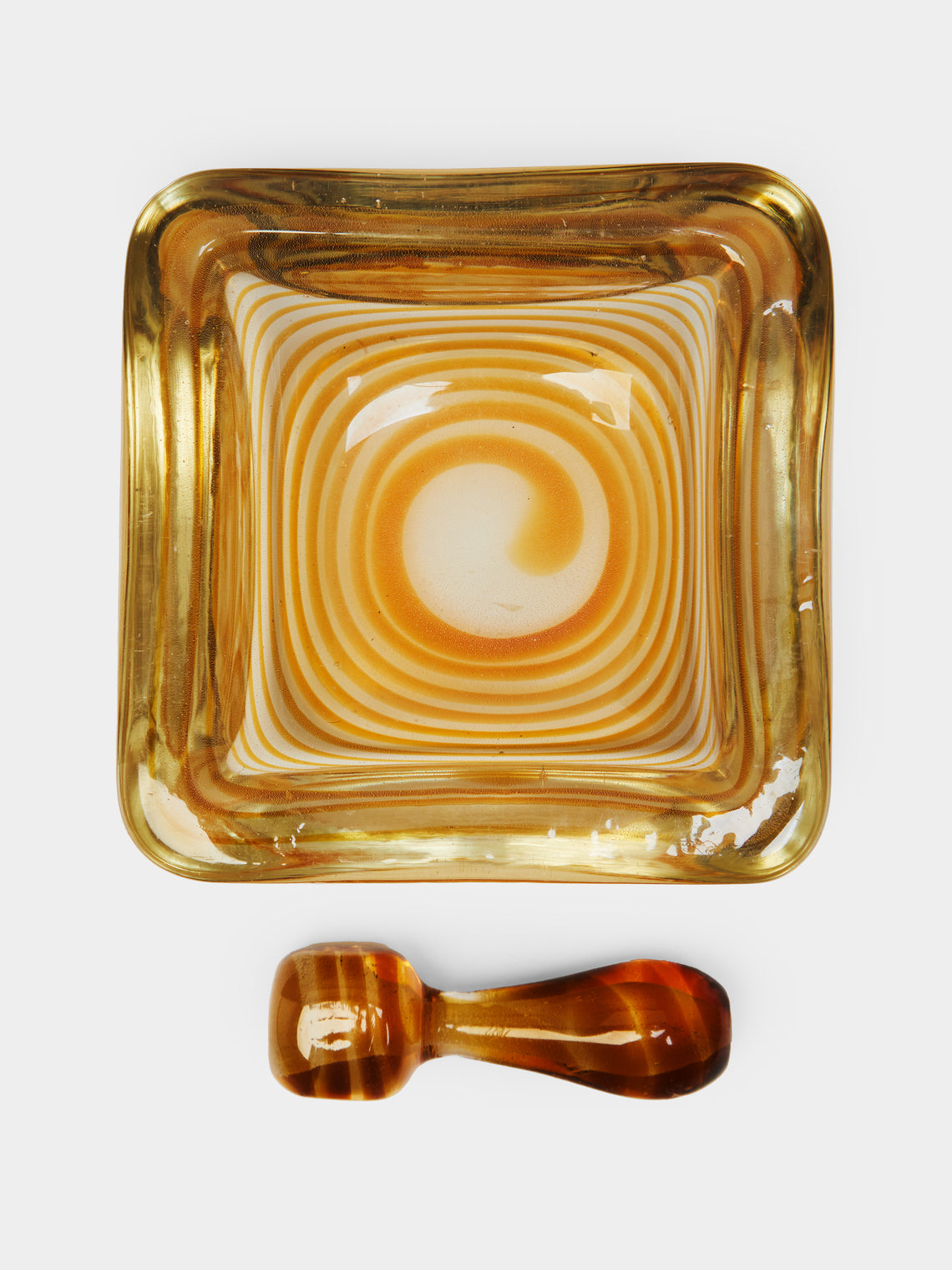 Antique and Vintage - 1960s Ercole Barovier Murano Glass Ashtray -  - ABASK