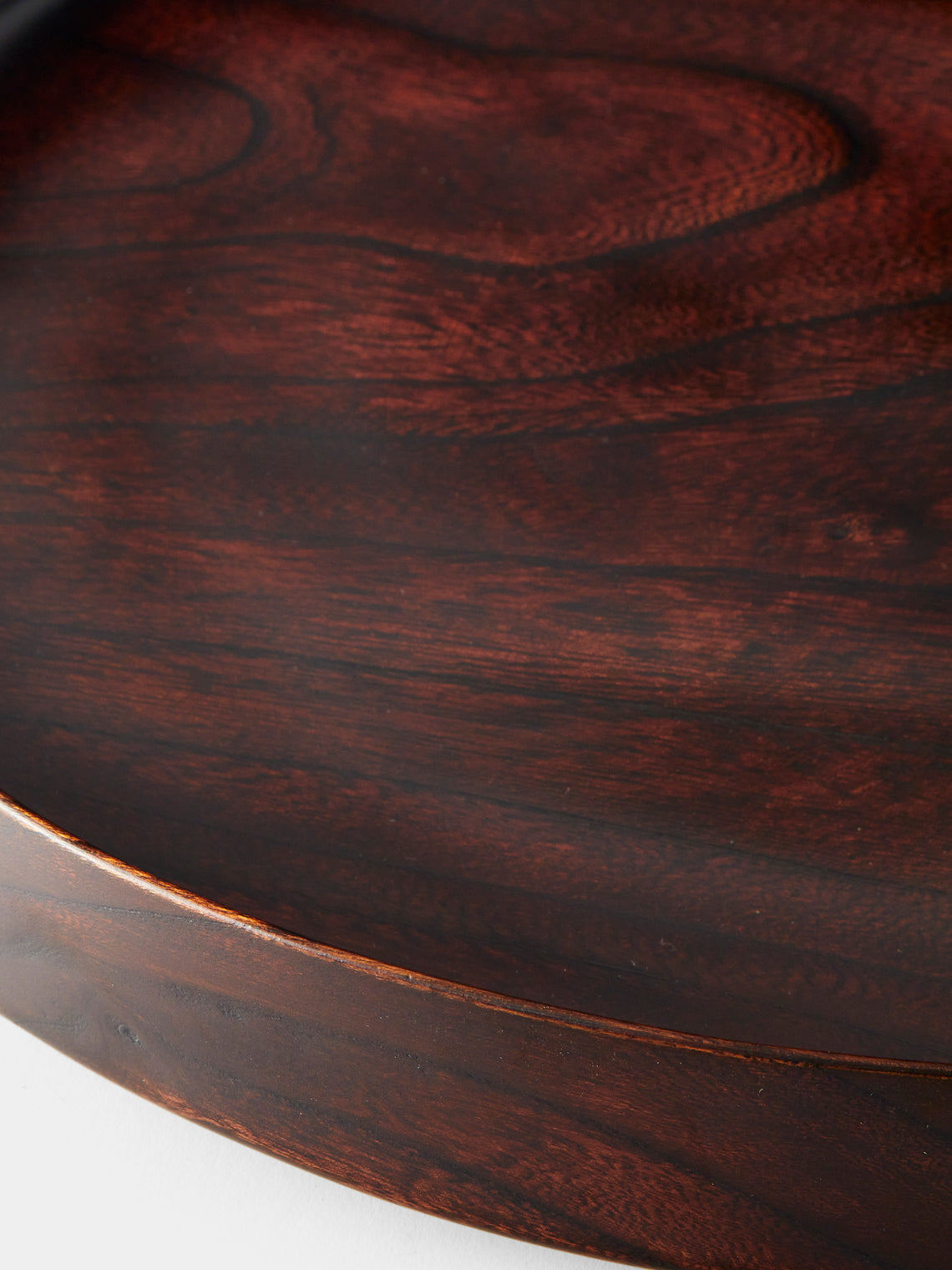 Suk Keun Kang - Hamji Ottchil Wood Low Bowl - Brown - ABASK