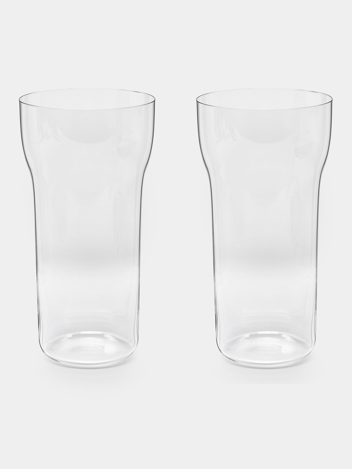 Lobmeyr - Hand-Blown Crystal Beer Glass (Set of 2) - Clear - ABASK