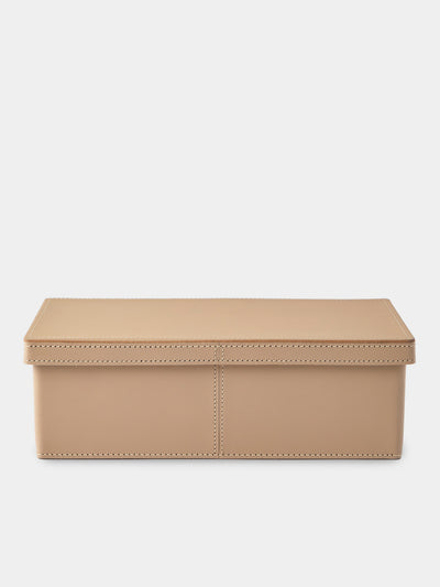 Rabitti 1969 - Inverno Leather Large Box - Cream - ABASK - 