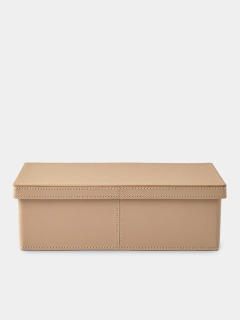 Rabitti 1969 - Inverno Leather Large Box - Cream - ABASK - 