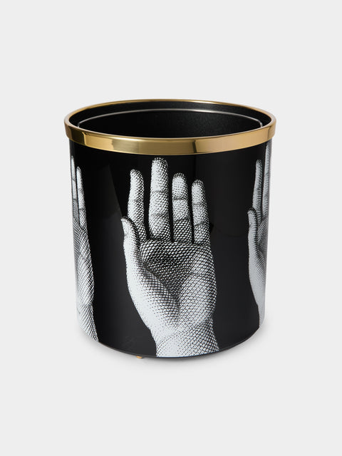 Fornasetti - Mani Iron Wastepaper Bin - Multiple - ABASK - 