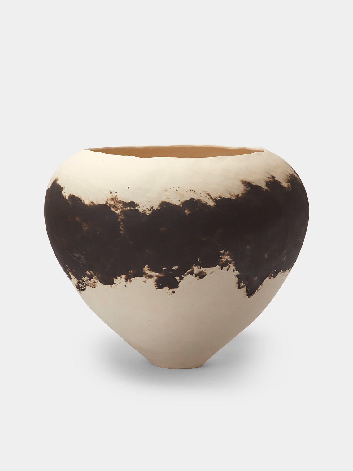 Sara Bergami - Hand-Formed Stoneware Vase - White - ABASK - 