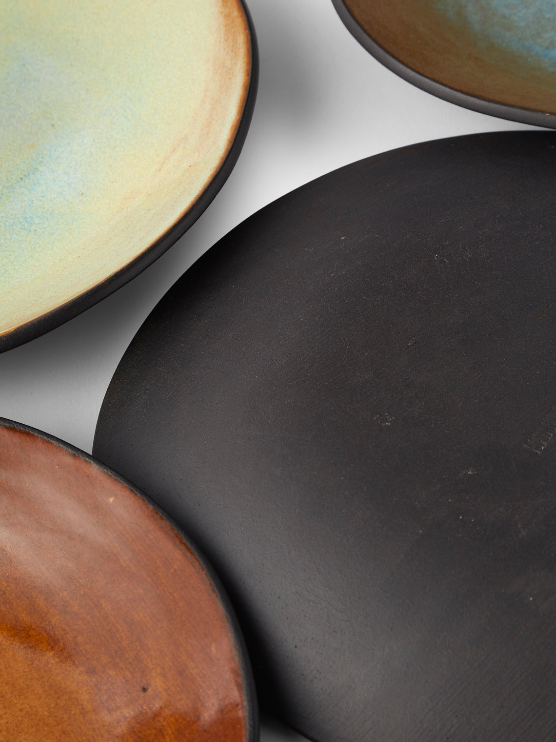 Hana Karim Studio - Hand-Built Stoneware Dinner Plates — 11in/28cm (Set of 4) - Multiple - ABASK