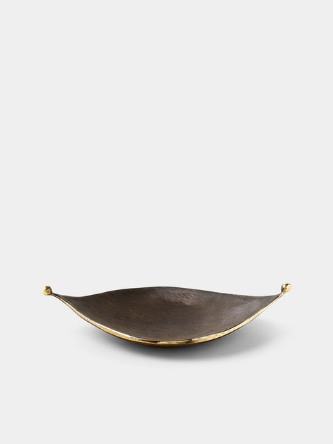 Carl Auböck - Leaf Brass Ashtray - Black - ABASK - 