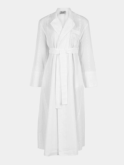 Thierry Colson - The Sacha Cotton Robe - White - ABASK - 
