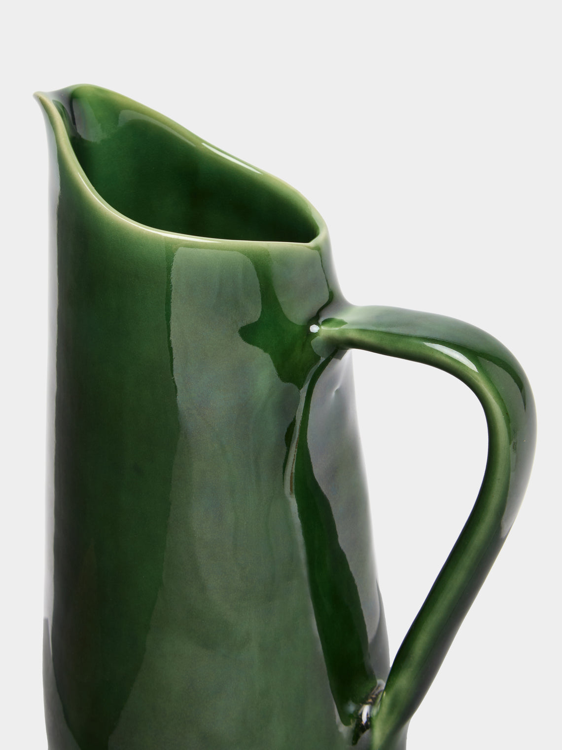 Hand-Glazed Ceramic Extra Large Jug
