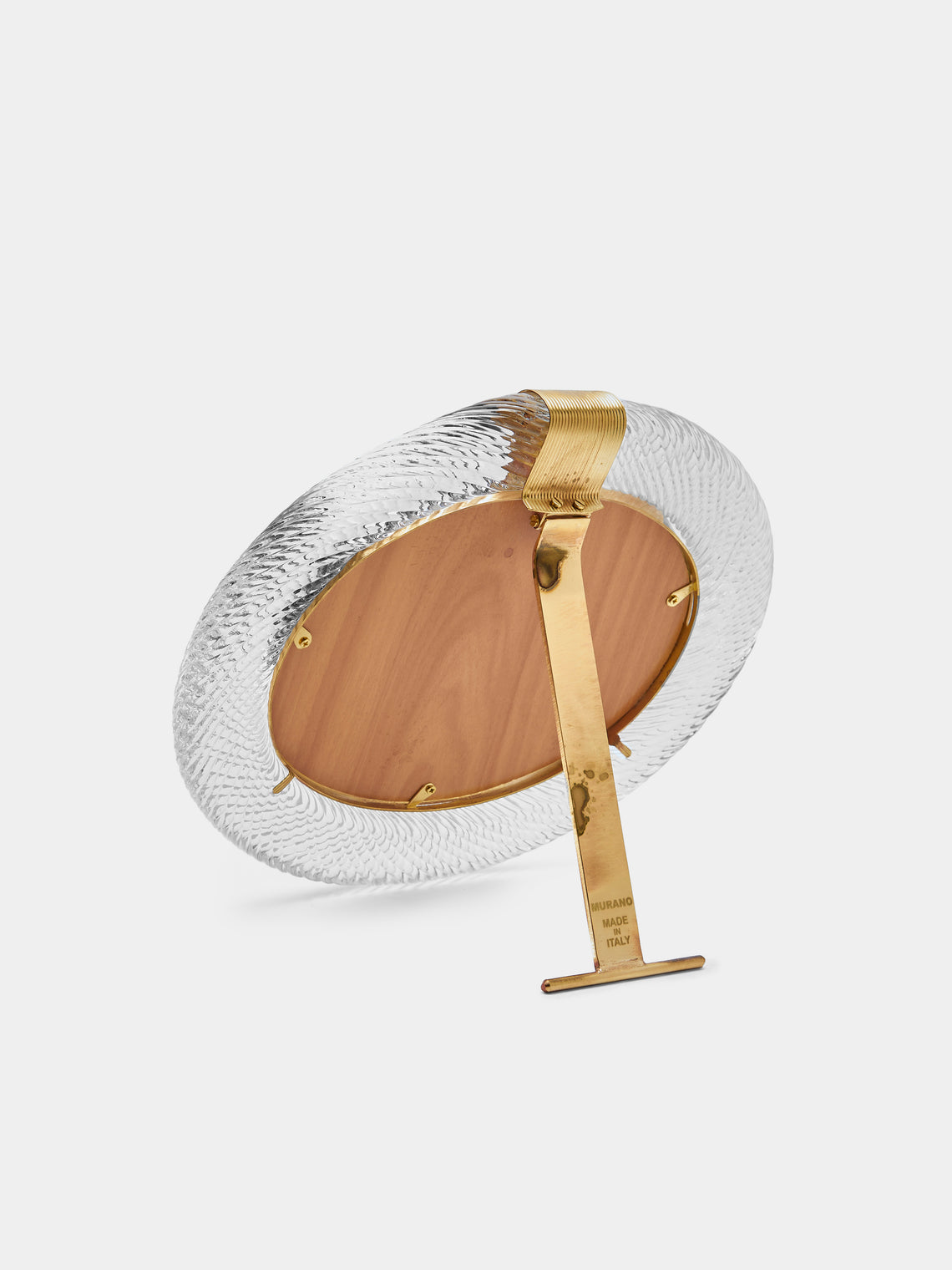 Antique and Vintage - 1960s Murano Glass Photo Frame - Clear - ABASK