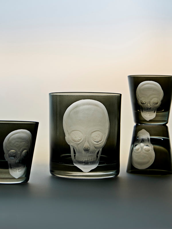 Artel - Cabinet of Curiosities Hand-Engraved Crystal Double Old Fashioned Tumbler - Green - ABASK